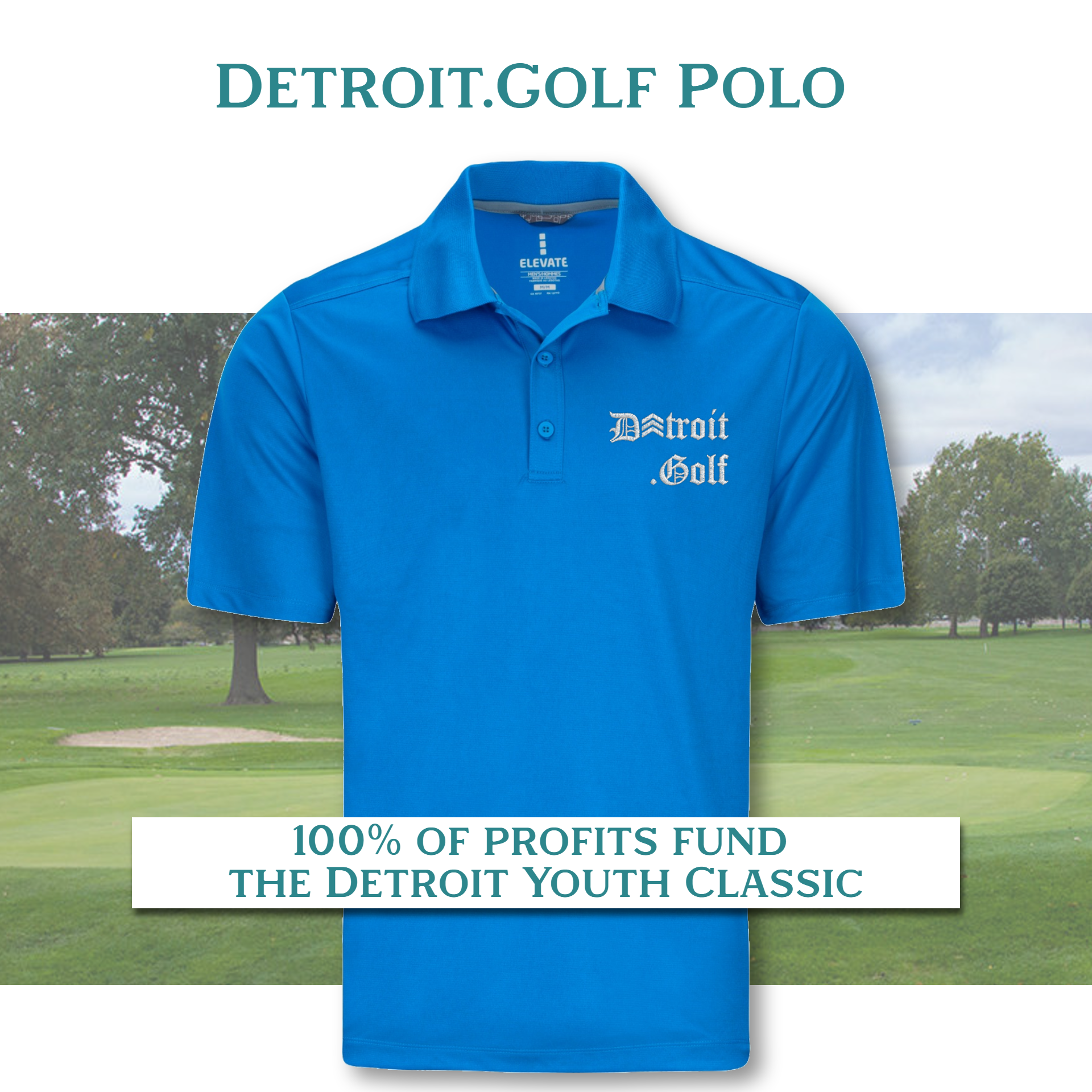 Detroit.Golf Polo - Image 4