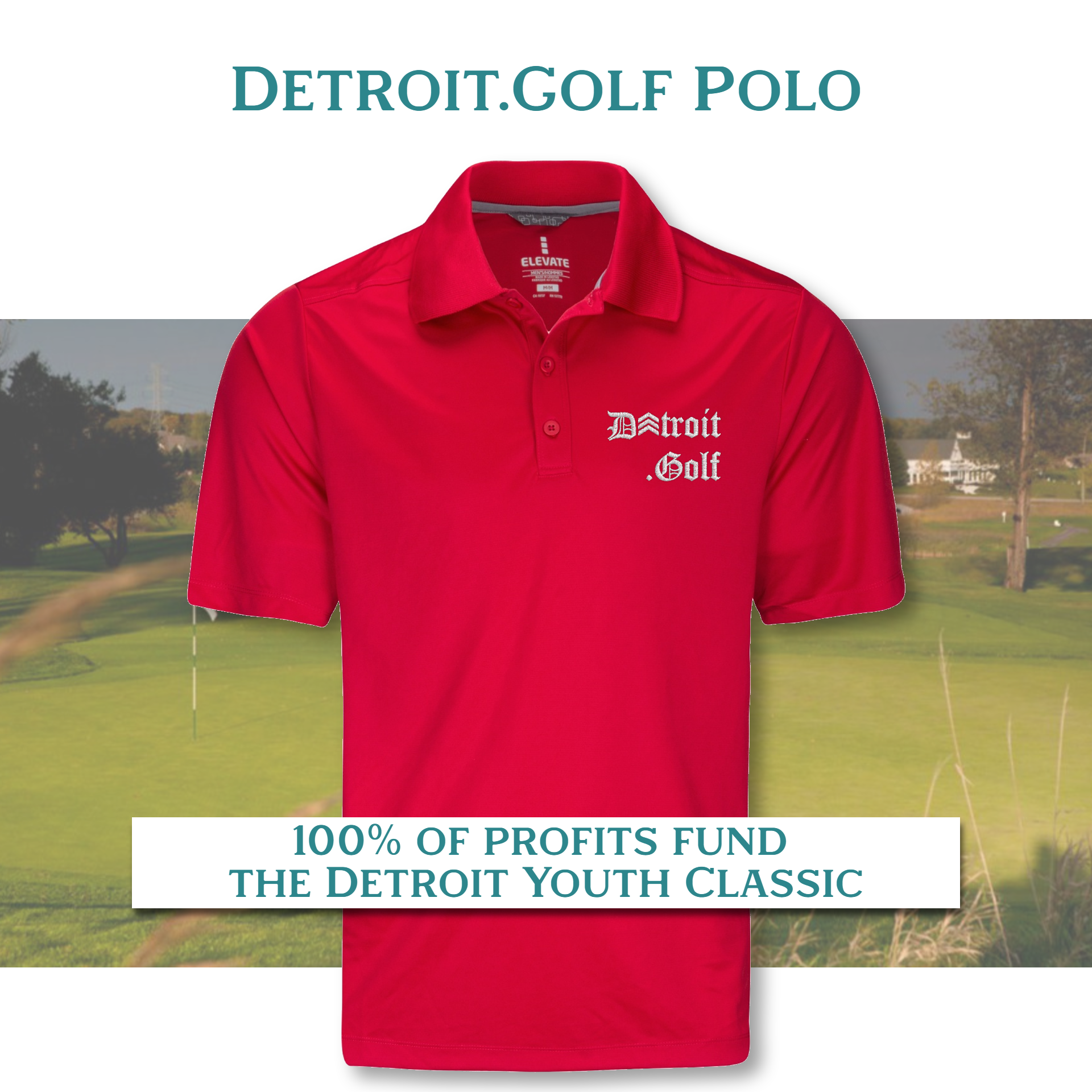Detroit.Golf Polo - Image 3